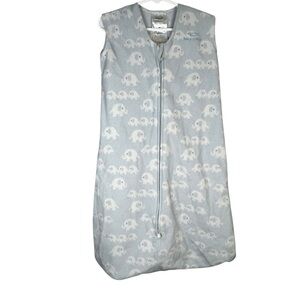 Halo Gray Sleep Sack -  Elephant Design - Gray - Size Medium (6 - 12 month)